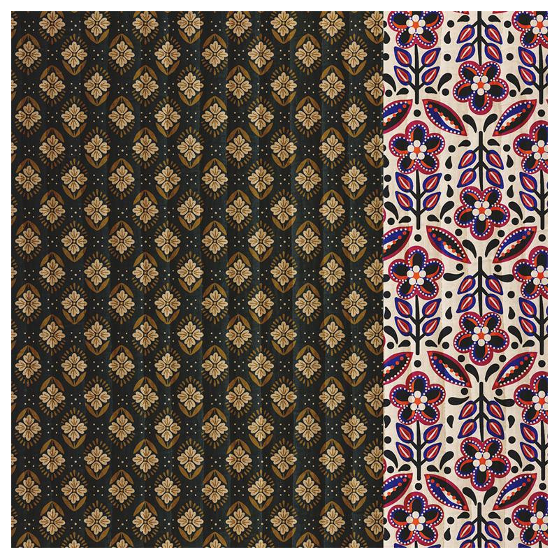 Printed Quilted Cotton JAKLYNN 1B / JAYCO 2B Ecru / Anthracite